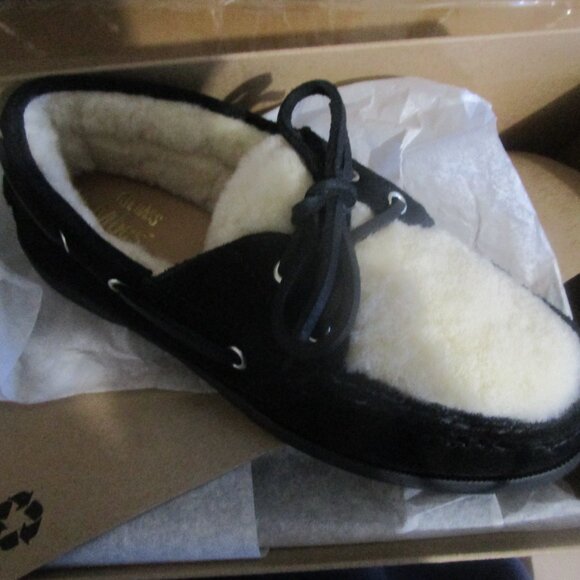 New GH BASS Suede Hampton Shearling Flats - Picture 5 of 7